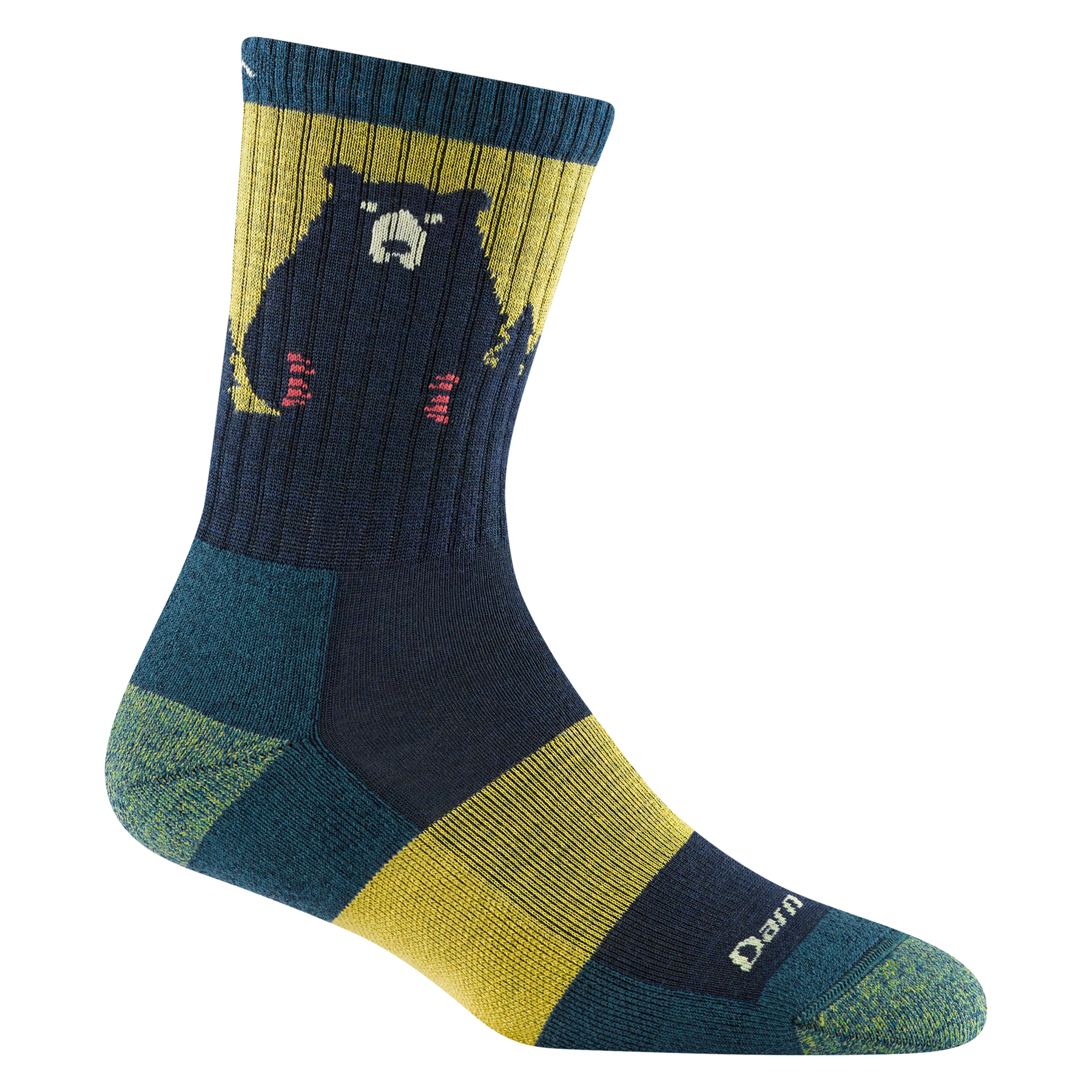 Darn Tough Women's Bear Town Micro Crew Lightweight With Cushion