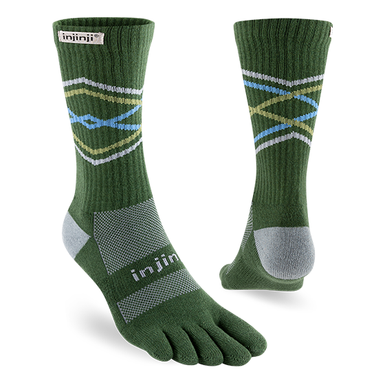 Injinji Trail Midweight Crew Socks