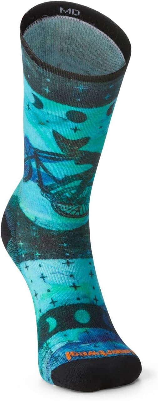 Smartwool Bike Zero Cushion Celestial Print Ankle Socks Women's