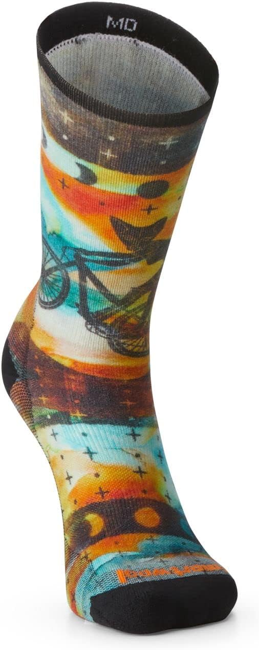 Smartwool Bike Zero Cushion Celestial Print Ankle Socks Women's
