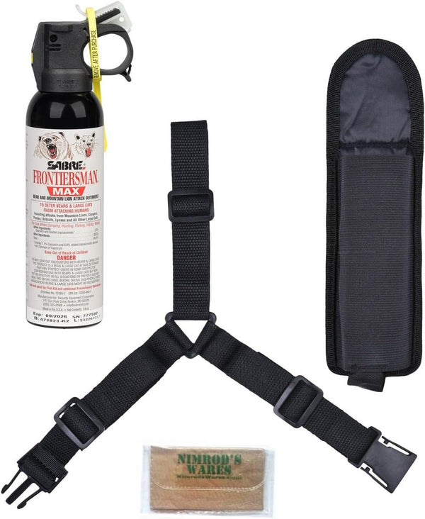 Frontiersman Bear & Mountain Lion Spray 7.9OZ With Holster