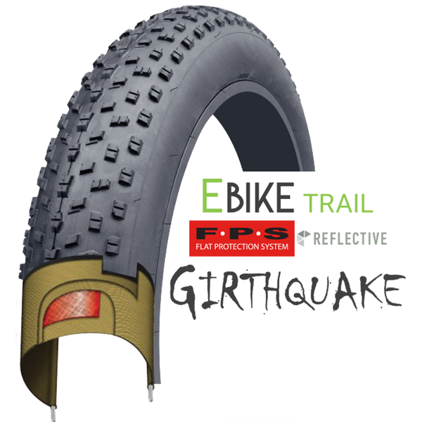 Serfas Girthquake W/Reflective Sidewall Tire