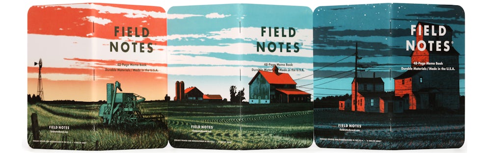 Field Notes Graphpad Field Notes Heartland 3-Pack (Graph paper) – Field Notes | Ascent Cycles