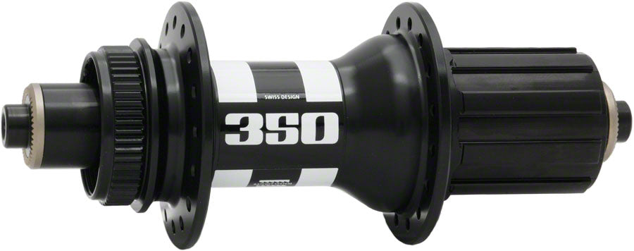DT Swiss 350 Rear Hub - QR x 135mm Center Lock Disc 28h Shimano Freehub Black
