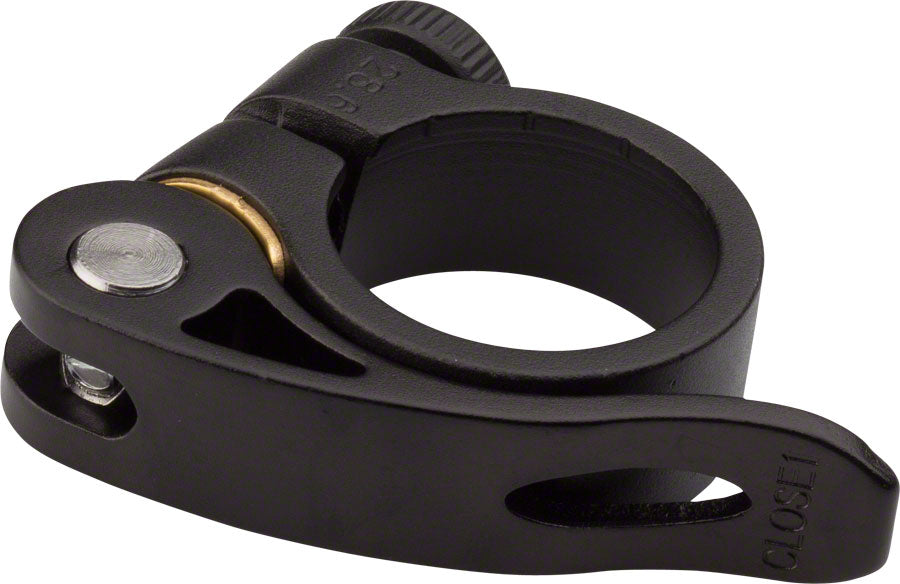 Zoom Alloy Seatpost Clamp - 28.6mm QR Black