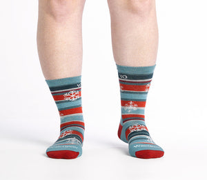 Wide pen Sparkle Midweight Micro Crew Socks Women's
