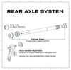 Wolf Tooth Rear Thru Axle - M12, 1.5 x 164mm, Black