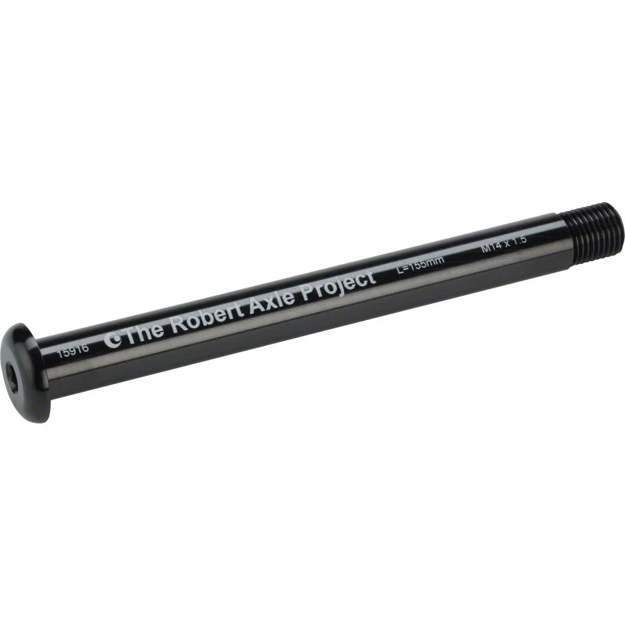 Robert Axle Project 15mm Lightning Bolt Thru Axle - Front - Length: 155mm Thread: M14 x 1.5mm ( 15x110 Fox - Boost )