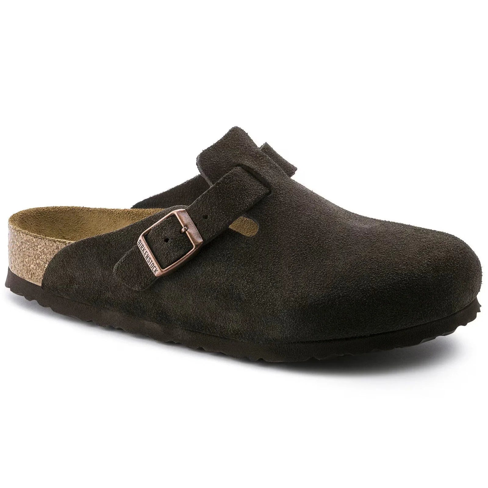 Birkenstock Boston Soft Footbed Suede Leather