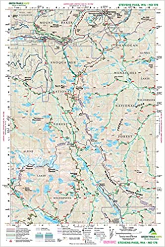 Green Trails Stevens Pass WA - Ascent Outdoors LLC
