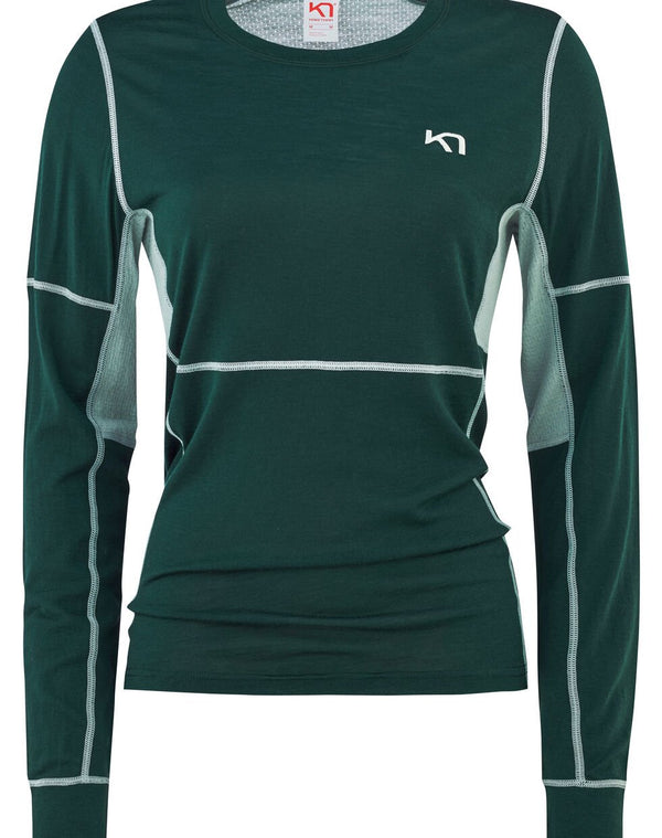 Kari Traa Lam Long Sleeve Baselayer-100% Merino Wool