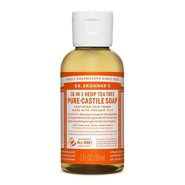 Dr Bronner's Tea Tree Liquid Soap - Ascent Outdoors LLC