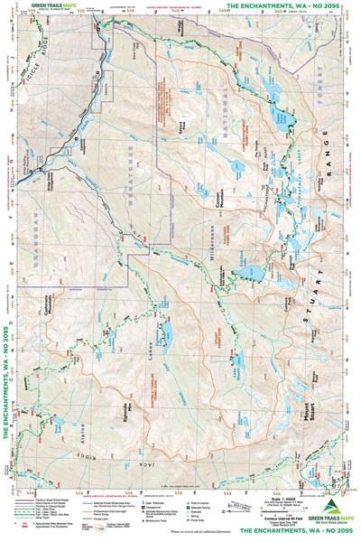 Mountaineers Books 209S The Enchantments, WA - Ascent Outdoors LLC
