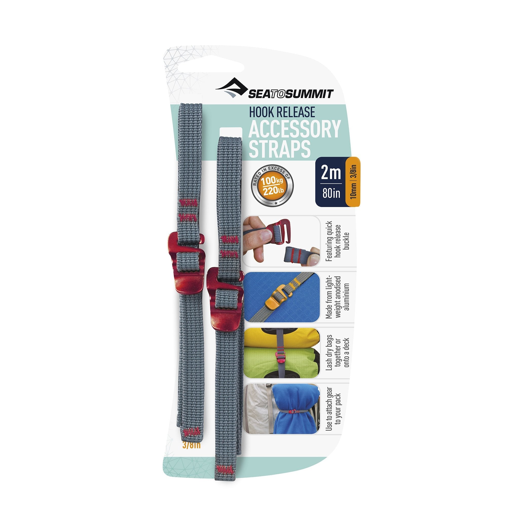 Sea To Summit Accessory Straps With Hook - Ascent Outdoors LLC