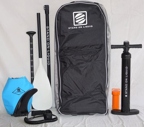 Stand on Liquid Caspian Air 11'0" Inflatable Paddle Board Ascent Cycles