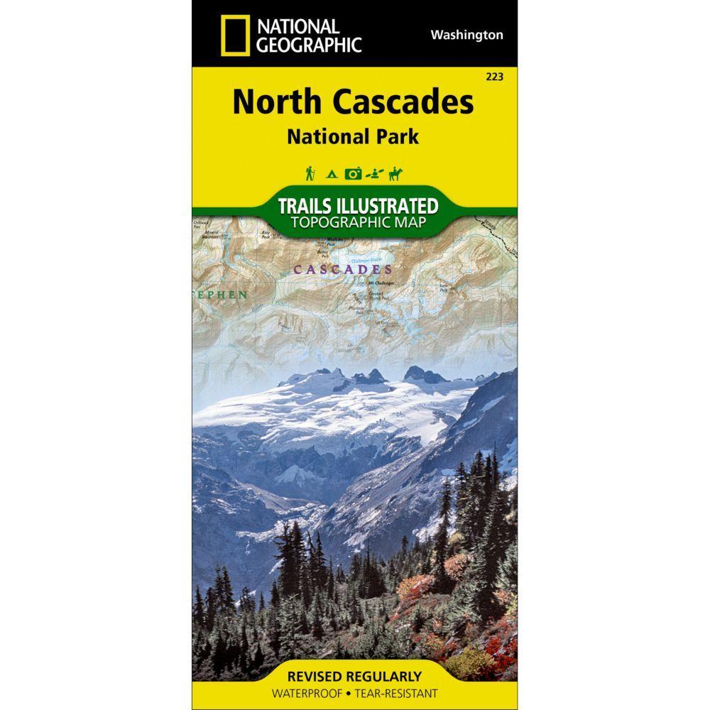 NAT GEO - NORTH CASCADES NP MAP - Ascent Outdoors LLC