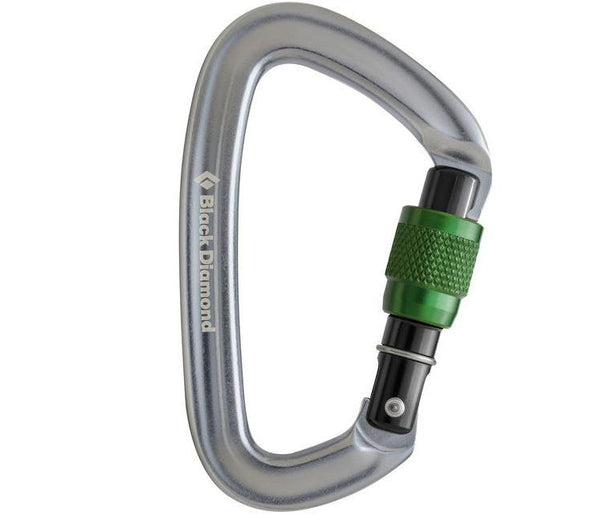 Black Diamond Positron Screwgate Carabiner - Ascent Outdoors LLC