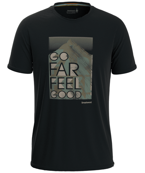 Smartwool Men's Merino Sport Go Far Feel Good Summit Short Sleeve Graphic Tee