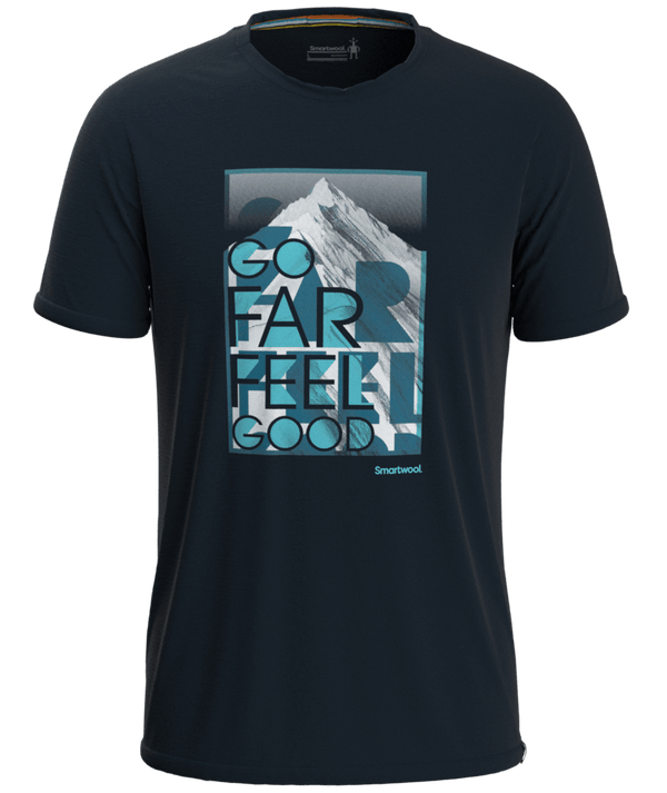 Smartwool Men's Merino Sport Go Far Feel Good Summit Short Sleeve Graphic Tee