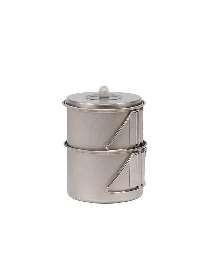 Snow Peak Titanium Mini Solo Cookset - Ascent Outdoors LLC